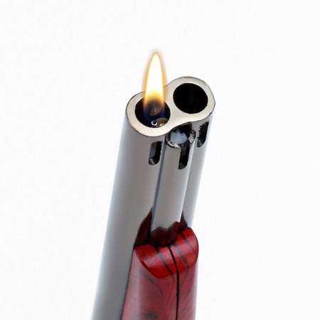Gas lighter "Double -barrel", 3 x 11.5 cm-5
