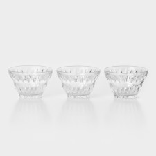 A set of glass creammen 