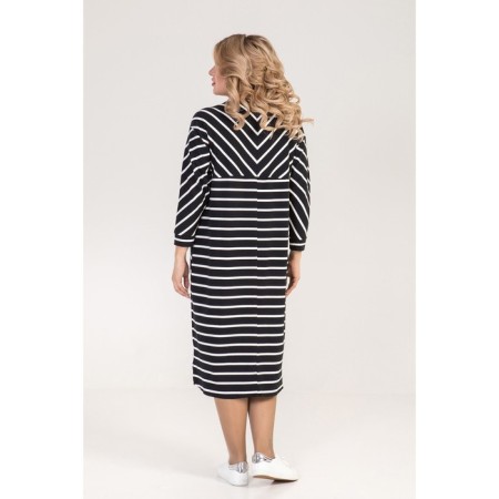 Female dress, size 66, black color-4