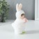 Interior doll "Baby in a bunny costume with an egg" 6x7x15 cm