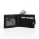 Male purse on a magnet, department for bills, for cards, black color
