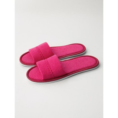 Women's slippers open nose, size 39-41, raspberry color-5