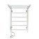 The electric heated towel “Sanprise” Aurora P6, 400x600 mm, left, white