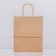 Craft bag without printing, round handle, 27 x 21 x 11 cm, 120 g