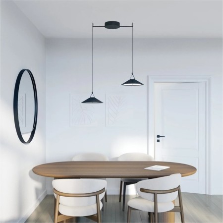 DK5564-BK Belty Flow Light with D300mm H71MM 48V 120 ° 4000K IP20 black aluminum LED-2