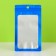 SIP-LOK package with a window, with Euroslot, blue, 15.5 x 8.5 cm