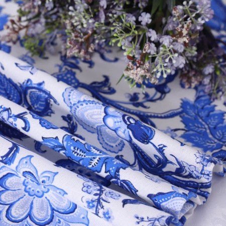 Tablecloth - track on the table pattern 40x150cm, martial, cotton 100%-4