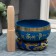 Singing Chalice Metal "Meditation" Blue with a resonator and pillow 4.2x9.5x9.5 cm