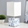Safari table lamp E27 40W white-violet 12.5x12.5x29 cm Risalux