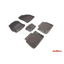 3D mats for Toyota Corolla XII, (E160,170), 2013-2018, gray, kit