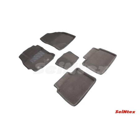 3D mats for Toyota Corolla XII, (E160,170), 2013-2018, gray, kit