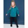 Sweatshirt for girls, height 110 cm, emerald color