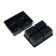 Cassette for seedlings, for 4 cells, 180 ml, plastic, black, 18 × 13 × 6 cm, in the set 10 cassettes, GreenGo