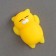 Anthistress label "cat", yellow color