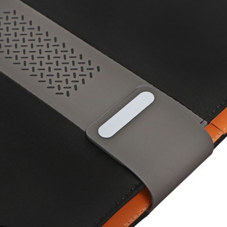Organizer on the rings A5, 80 sheets, leatherette, line, with a knife, black-2
