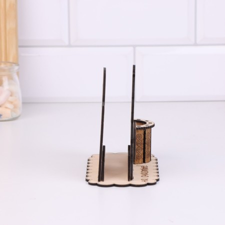 Napkin holder with a toothpick, 14 x 12 cm-4