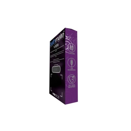 Bathmate Vibe Bullet Chrome Vibropul, rechargeable, silver color, 7.8 cm-3