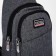 Male sling bag from textiles, gray color
