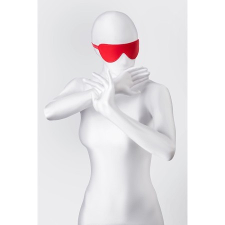 Mask Anonymo, Pu leather, 65 cm, red color-10