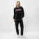 Female sweatshirt, black color, size One size (44-48)
