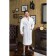Male dressing gown, shal, size 48, white color, mahra