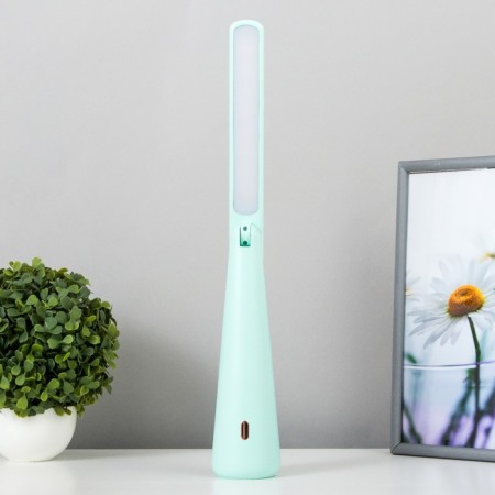 Table lamp "Strike" LED 3 modes 1.5W USB green 6.8x6.8x28.5 cm Risalux-6