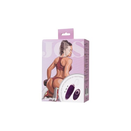 Vibroyaito C with imitation frictions Jos Bumpy, silicone, purple, 9 cm-6