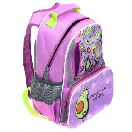 School backpack, 37 x 26 x 13 cm, ergonomic back, calligrata orth "avocado"-12