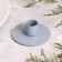 Circle Circle Circle for 1 candle, 7x3 cm, gray