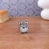 Clock - HELP WORKS "Classics", discrete move, dial D -4 cm, 6.5 x 4.5 cm, lr44