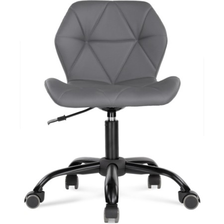 Computer chair Wald Metal/Eco -leather, black/gray 47x54x70 cm-1