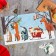 New Year's towel "Ethel" Forest Dwellers 40x73cm, 100% HL, sarzha 190 g/m2