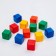 Set of colored cubes, 12 pieces, 4 x 4 cm