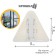 Blocker for sliding doors and windows, white color