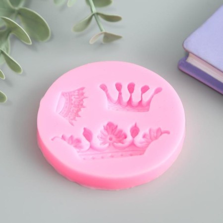 Mold Silicon "Crown" 3 objects 0.8x6.5x6.5 cm-1