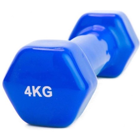 A set of dumbbells of rubberized Bradex SF 0870, 4 kg, blue-2