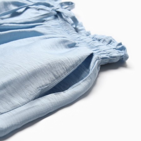 Women's costume (blouse, shorts) minku: casual collection Blue color, rr 48-11
