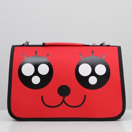 Bag - Animal Carriage "Funny Beetle", Red, Size M, 45 x 21 x 27 cm-1