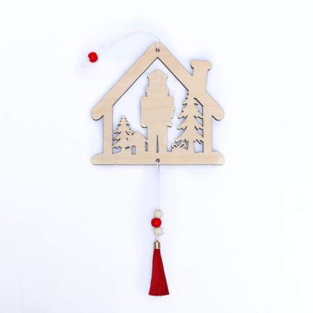 New Year's suspension "Nutcracker" 13 × 0.5 × 14 cm-4