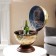 Globe bar decorative "Captain Map" 38x33x48 cm