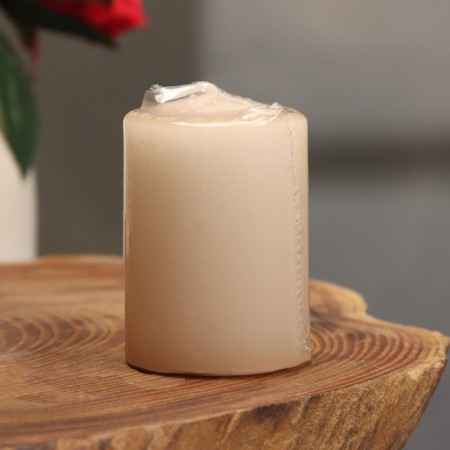 Candle - Aromatic CAPUCHINO CILINDRAR, 4x6 cm-2