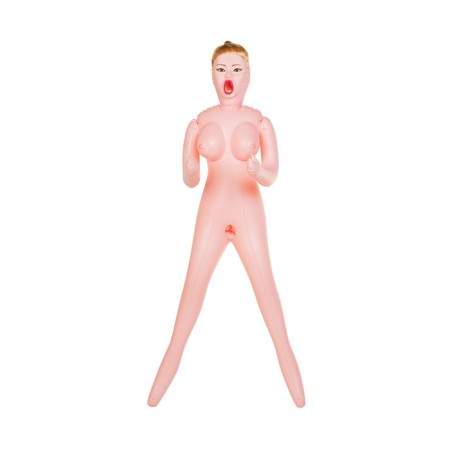 Infutal doll Toyfa Dolls-X Passion Hannah, blonde, with 3 holes, 160 cm-1