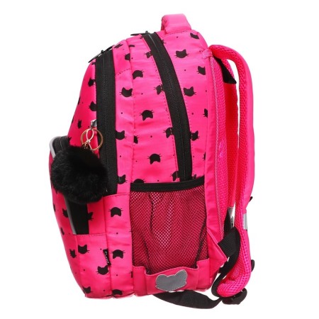 School backpack, 40 x 27 x 20 cm, Grizzly 360, ergonomic back, laptop compartment, fuchsia RG-360-5_4-3