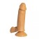 Falloimitator Realistics on the suction cup "Jaga-jaga", with a scrotum, 16 cm, bodily
