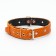 Belly leather embossed on the felt, dimensionless, 67 x 3.5 cm, Osh 31-60 cm, red