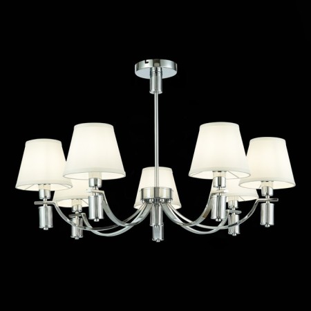 Suspended EVOLUCE lamp. Sle111303-07. Monza. 7x40 watts, E14, 82x82x24.5 cm, chromium color-1