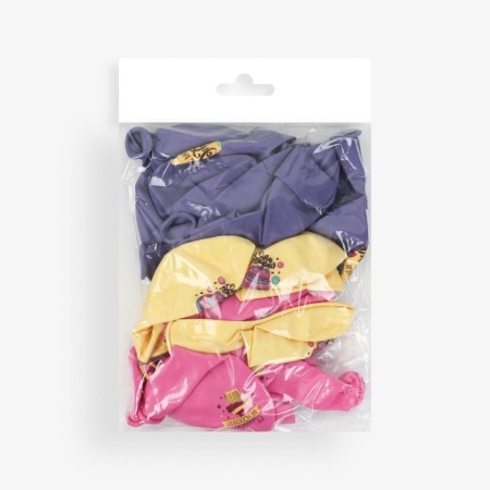 Shar Latex 12 “Sweet Birthday”, pastel, set 25 pcs., Mix-1