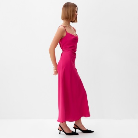 Women's dress Midy Minaku: Casual Collection Pink color, pr 48-2