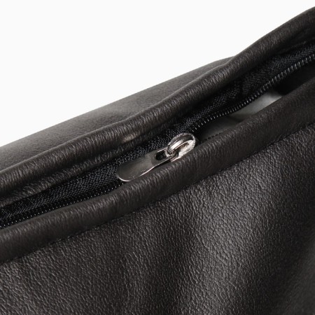 Case on the pillow "Ethel" to the leatherette 45*45 cm, black-3