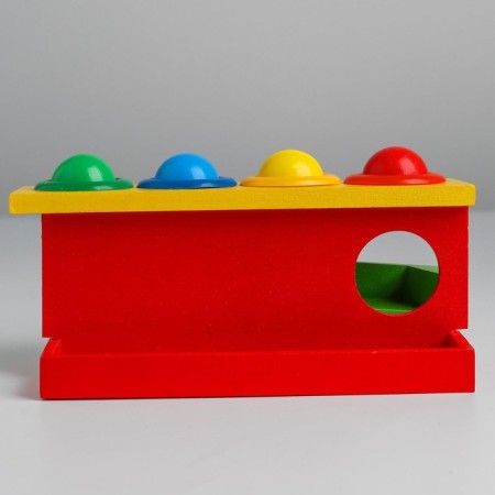 Putting on a rectangular base with 4 balls, descent and hammer-7